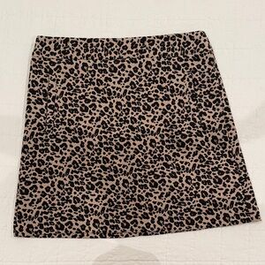 NWT Loft leopard print skirt